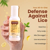 Enshine Lice Clear Shampoo 50ml with Neem & Tulsi for Head Lice Removal | Eliminates Lice, Nits & Eggs | Non-Toxic, Paraben & Sulfate-Free, Gentle Care