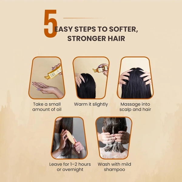 Enshine Onion Hair Oil 100ml | Anti Hair Fall & Hair Growth Oil with Red Onion, Olive & Coconut Oils | Strengthens Roots, Nourishes Scalp, Non Greasy Formula