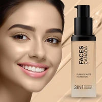 Faces Canada Flawless Matte Foundation Absolute Ivory 012 Shade 30ml | 3-in-1 Foundation, Moisturizer & Concealer | SPF 18 | 12Hr Hydration | HD Matte Coverage | Lightweight Anti-Ageing