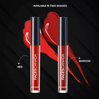 Faces Canada Liquid Maroon Sindoor 2.5ml | Highly Pigmented Rich Color | Quick Dry & Long Lasting | Velvet Matte Finish | Waterproof & Smudge-Proof