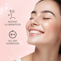 Faces Canada Strobe Cream 18ml Rose Gold | Primer + Highlighter + Moisturizer | With Shea Butter & Hyaluronic Acid | Intense Hydration | Radiant Dewy Glow