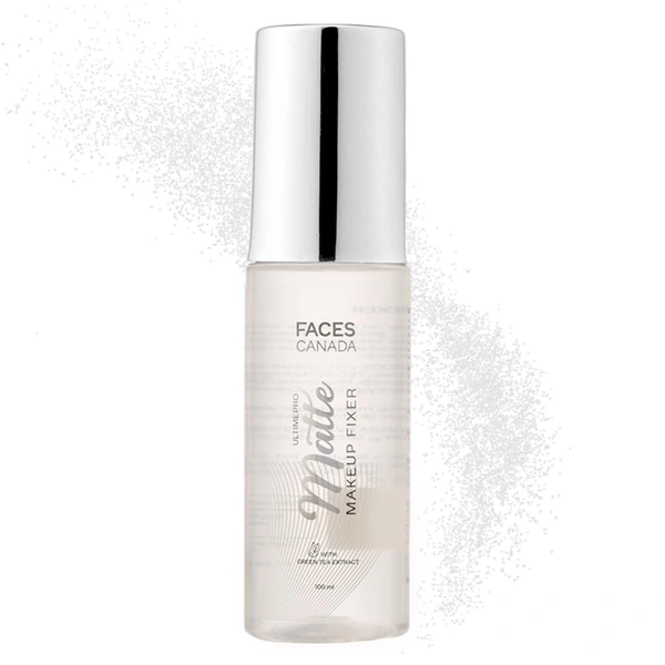 Faces Canada Ultime Pro Matte Makeup Fixer 100ml | Long Lasting Makeup Setting Spray | Keeps Makeup Intact | Flawless Matte Finish | Hydrates, Soothes & Refreshes Skin | Oil Control