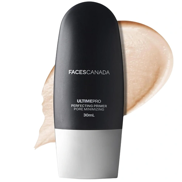 Faces Canada Ultime Pro Perfecting Primer 30ml | Lightweight Pore Minimizing Face Primer | Long Lasting Makeup | Blurs Pores & Fine Lines | Oil Free Matte Look