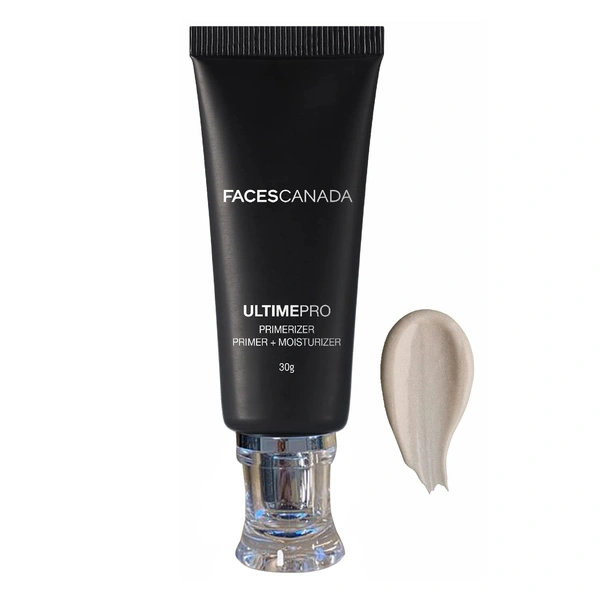 Faces Canada Ultime Pro Primerizer Primer + Moisturizer 30g | Skin Perfecting & Hydrating Face Primer | Minimizes Pores & Fine Lines | With Shea Butter & Vitamin E