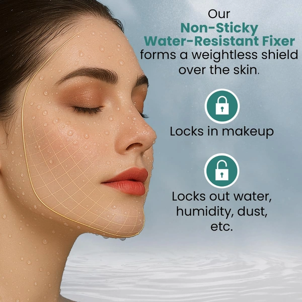 Faces Canada Ultime Pro Shimmer Makeup Fixer 50ml | Long Lasting Makeup Setting Spray | Keeps Makeup Intact | Glamorous Shimmer Finish | Hydrates, Soothes & Refreshes Skin | Alcohol Free