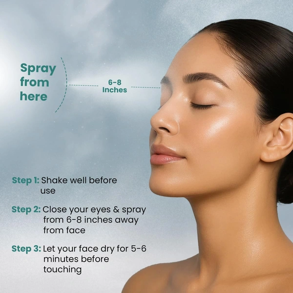 Faces Canada Ultime Pro Shimmer Makeup Fixer 50ml | Long Lasting Makeup Setting Spray | Keeps Makeup Intact | Glamorous Shimmer Finish | Hydrates, Soothes & Refreshes Skin | Alcohol Free