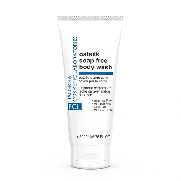 Fixderma Cosmetics Laboratories Fixderma Cosmetic Laboratories Oatsilk Soap Free Body Wash 200ml for Dry & Rough Skin | Relieves Itchy Skin | Nourishes & Hydrates | Suitable for Sensitive Skin