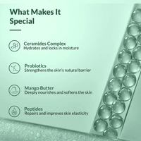 Fixderma Durave Ceramide Moisturizer 50g | With Peptide & Mango Butter | Strengthens Skin Barrier, Deep Moisturizes, Repairs Dryness & Enhances SmoothnessFor All Skin Type