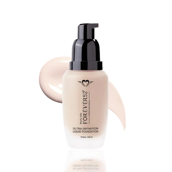 Forever52 Forever 52 Daily Life Ultra Definition Liquid Foundation Cream Pie-09 , 30ml | Flawless Coverage, Lightweight Formula | Long Lasting | Matte Full Coverage |