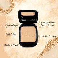 Forever52 Forever 52 Daily Life Wet & Dry Compact Powder | Dual Coverage | Matte Finish | Lightweight | Long Lasting | 2 in 1 Foundation & Setting Powder | ( Beige-006, 12g)