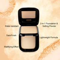 Forever52 Forever 52 Daily Life Wet & Dry Compact Powder | Versatile Dual Coverage | Matte Finish | Lightweight | Long Lasting | 2 in 1 Foundation & Setting Powder |( Natural-003, 12g )