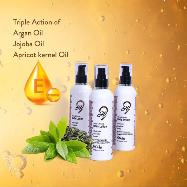 Hi9 Almond Honey Body Lotion 250ml | Deep Nourishment & Hydration | Almond Honey for Luxurious Skin Hydration and Soft & Smooth Skin