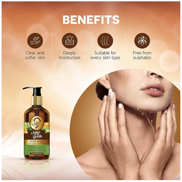 Hi9 Mild n Gentle Body Wash 300ml | Lime Basil & Mandarin Refreshing Cleanse
