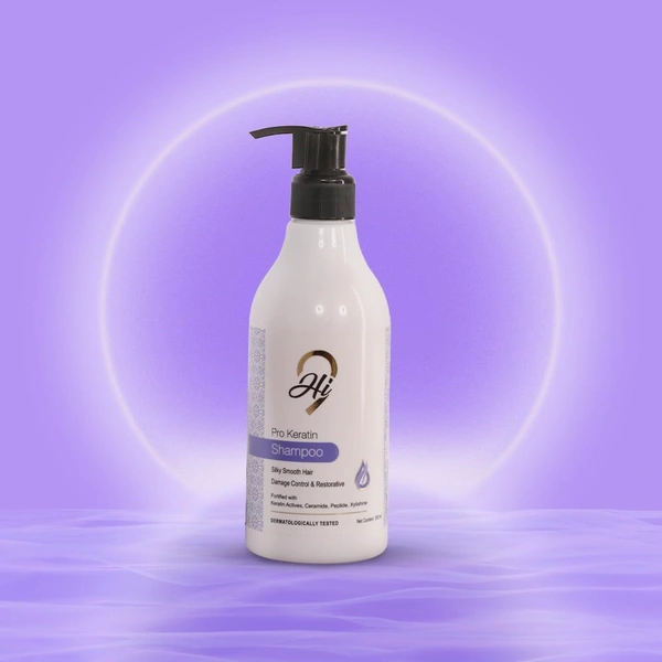 Hi9 Pro-Keratin Shampoo 300ml | Strengthen & Smooth Your Hair | Keratin-Infused Hair Care | Nourish & Protect Your Hai