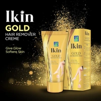 lkin Ikin Gold Hair Remover Cream Combo Pack (2 x 60g) for Normal Skin - Bikini Hair Removal Cream for Women & Girls