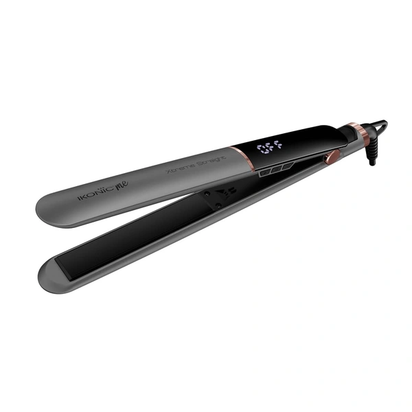 Ikonic Me Xtreme Hair Straightener for Women & Men Colour Stone| Quick Heating Ceramic Floating Plates | Digital Temperature Display | 360 Degree Swivel Cord | Frizz-Free Salon Finish