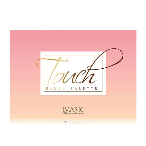 Cosluxe Imagic Professional Imagic 6 Color Touch Blush Palette | Multicolor Face Blush Makeup Palette | Smooth Blendable Matte & Shimmer Blusher | Long Lasting Natural Glow Finish