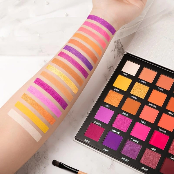 Cosluxe Imagic Professional Imagic CosluxeProfessional Galaxy Shine Eyeshadow Palette 35.8g | 30 Color Multicolor Palette | Matte, Satin & Shimmer Finish | Highly Pigmented Eye Makeup