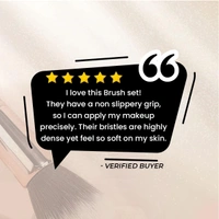 Incolor 8?Piece Makeup Brush Set | Powder, Foundation, Eyeshadow, Angled Liner, Concealer, Highlighter, Pencil & Blending Face Brushes | Soft, Durable Bristles