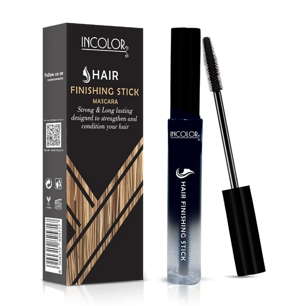 Incolor Hair Finishing Stick Hair Mascara 12ml for Flyaways & Frizz Control | Instant Hair Tamer | Smooth, Sleek & Polished Hair