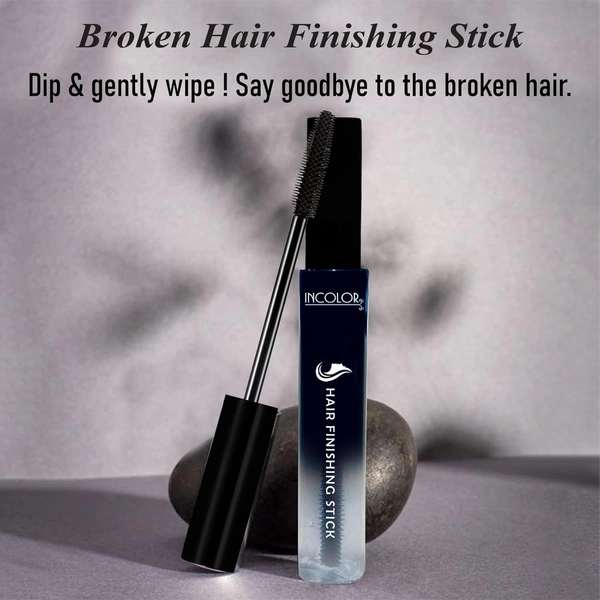Incolor Hair Finishing Stick Hair Mascara 12ml for Flyaways & Frizz Control | Instant Hair Tamer | Smooth, Sleek & Polished Hair