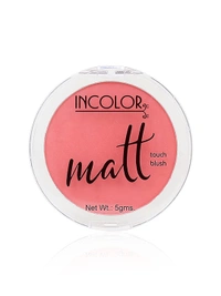 Incolor Long Lasting Matt Touch Blusher 5g Shade 02 | Matte Cheek Blush, Lightweight & Blendable Powder, Long-Wear Color for Natural Everyday Glow