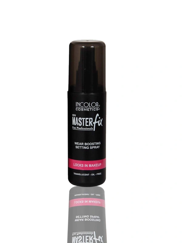 Incolor Master Fix Setting Spray 100ml | Professional Oil-Free Makeup Fixer for Men & Women | Long-Lasting Hold | Lightweight Matte Finish | Controls Oil & Keeps Makeup Fresh