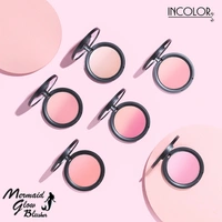 Incolor Mermaid Glow Blusher & Highlighter Shade 06 Soft Mauve | Soft Mauve Blush with Radiant Glow | Buildable, Long-Lasting, Silky Formula for Natural to Glam Looks