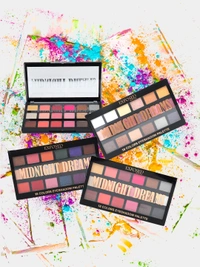 Incolor Midnight Dreams 18 in 1 Color Eyeshadow Palette 25g, Shade 02 | Waterproof Eye Makeup | Matte & Glitter Finish | Multicolor Palette