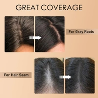 Incolor Root Touch Up Hair Powder Beard Line Dark Brown | Hairline & Beard Filler | Root Cover Up Stick | For Thinning Hair, Bald Spots & Eyebrows