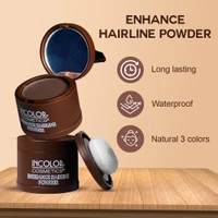 Incolor Root Touch Up Hair Powder Beard Line Dark Brown | Hairline & Beard Filler | Root Cover Up Stick | For Thinning Hair, Bald Spots & Eyebrows