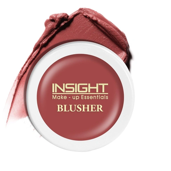 Insight Creme Blusher Dusty Rose, 3.5g | Creamy, Buildable Blusher for Natural Flush | Long-Lasting Formula | Smooth & Blendable | Ideal for All Skin Types