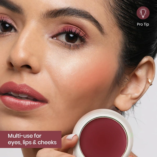 Insight Creme Blusher Dusty Rose, 3.5g | Creamy, Buildable Blusher for Natural Flush | Long-Lasting Formula | Smooth & Blendable | Ideal for All Skin Types