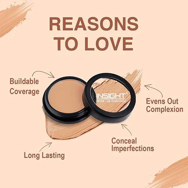 Insight Face Concealer 6 Shades Combo Pack | Matte Finish | Full Coverage Concealer for Blemishes, Dark Circles & Imperfections | Lightweight & Long-Lasting Formula