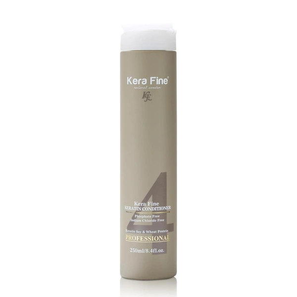 KERA FINE Kera Fine Keratin Conditioner 250ml | Sulfate, Paraben, Phosphate & Sodium Chloride Free | Enriched with Keratin, Soy & Wheat Protein | Professional Hair Care