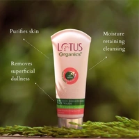 Lotus Organics+ Precious Brightening Face Wash 100g | 100% Certified Organic White Peony | For Skin Hydration & Brightening | Gentle Cleansing | Chemical Free & Organic | All Skin Types