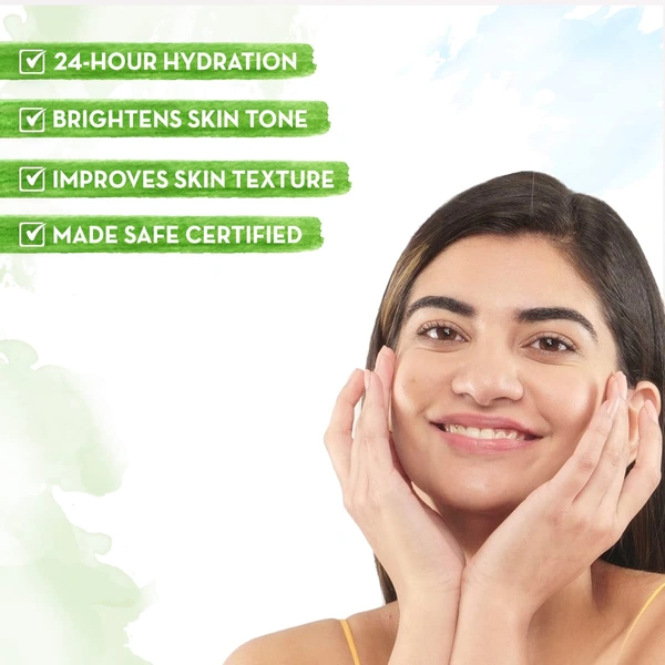 Mamaearth Rice Oil-Free Face Moisturizer 80g | with Rice Water & Niacinamide | for Glass Skin | 24-Hour Hydration | Lightweight Formula | Brightens Skin Tone | Non-Greasy | Paraben-Free | Oil-Free Skin | for All Skin Types