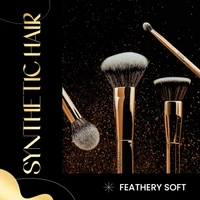 Mars Artists Arsenal 6-Piece Professional Makeup Brush Set | Eyeshadow | Foundation | Blush & Powder Brushes