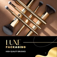 Mars Artists Arsenal 6-Piece Professional Makeup Brush Set | Eyeshadow | Foundation | Blush & Powder Brushes