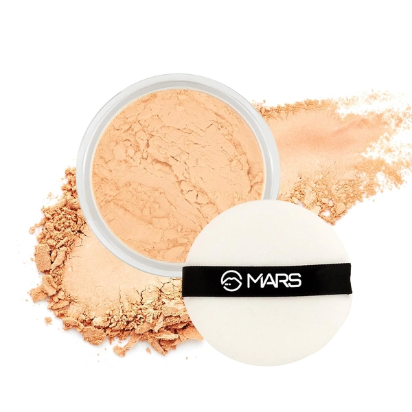 Mars Born To Bake Setting Powder Honey Gaze, 10g | Matte Finish, Long-Lasting Oil Control & Sebum Management | Blurs Pores & Smooths Fine Lines