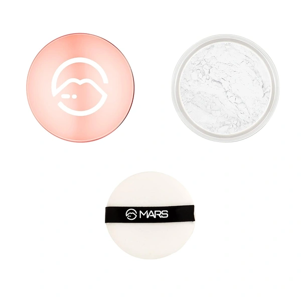 Mars Born To Bake Setting Powder Translucent, 10g | Matte Finish, Long-Lasting Oil Control & Sebum Management | Blurs Pores & Smooths Fine Lines