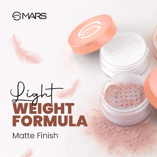 Mars Born To Bake Setting Powder Translucent, 10g | Matte Finish, Long-Lasting Oil Control & Sebum Management | Blurs Pores & Smooths Fine Lines