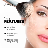 Mars Born To Bake Setting Powder Translucent, 10g | Matte Finish, Long-Lasting Oil Control & Sebum Management | Blurs Pores & Smooths Fine Lines