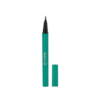 Mars City Stroke Charming Eyes Liquid Eyeliner (1ml) - 02 Green| Long-Lasting, Smudge-Proof | Felt Tip for Precision | Quick-Drying Formula