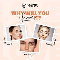 Mars Cover Rangers Creamy Matte Concealer 24g Multicolor Shade 02 | Corrector & Concealer Palette | Lightweight, Easy Blend, Full Coverage Face Makeup Concealer