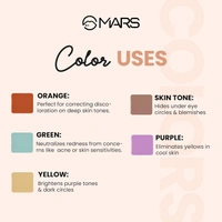 Mars Cover Rangers Creamy Matte Concealer 24g Multicolor Shade 02 | Corrector & Concealer Palette | Lightweight, Easy Blend, Full Coverage Face Makeup Concealer