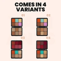 Mars Cover Rangers Creamy Matte Concealer 24g Multicolor Shade 02 | Corrector & Concealer Palette | Lightweight, Easy Blend, Full Coverage Face Makeup Concealer