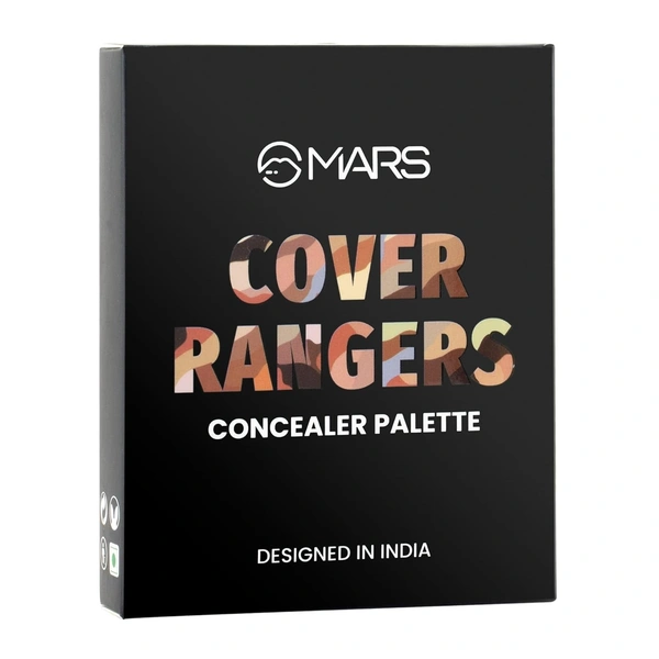 Mars Cover Rangers Creamy Matte Concealer 24g Multicolor Shade 02 | Corrector & Concealer Palette | Lightweight, Easy Blend, Full Coverage Face Makeup Concealer