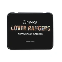 Mars Cover Rangers Creamy Matte Concealer 24g Multicolor Shade 02 | Corrector & Concealer Palette | Lightweight, Easy Blend, Full Coverage Face Makeup Concealer