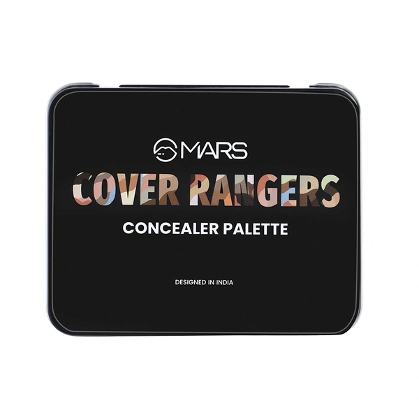 Mars Cover Rangers Creamy Matte Concealer 24g Multicolor Shade 01| Corrector & Concealer Palette | Lightweight, Easy Blend, Full Coverage Face Makeup Concealer